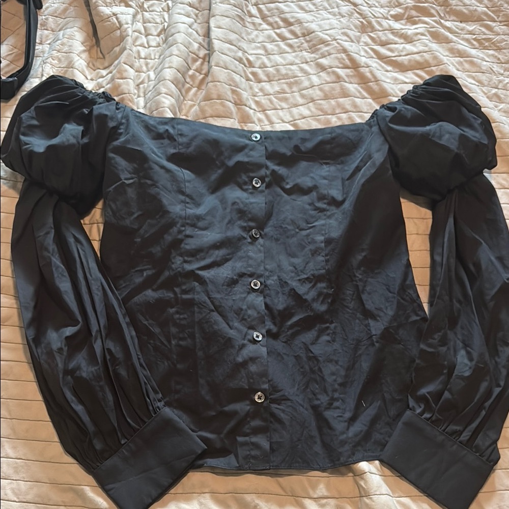 Elegant Black Women's Top